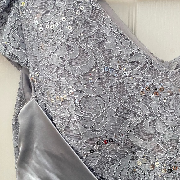 Mother of the Bride Silver Gray Dress - Picture 2 of 5